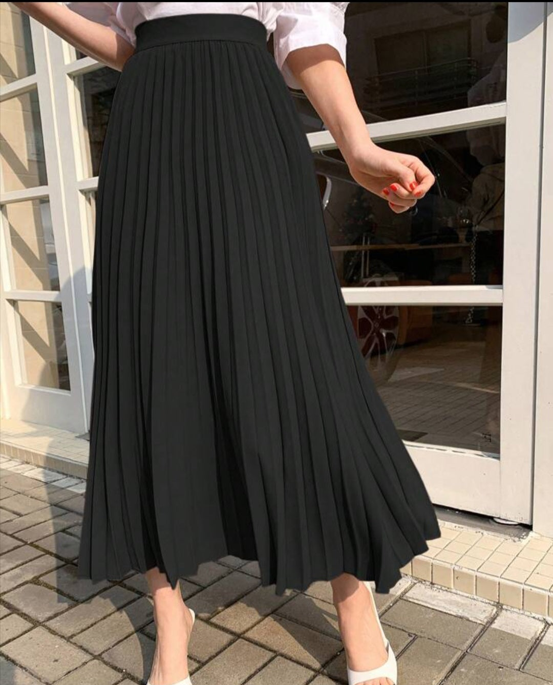 Pleated skirt