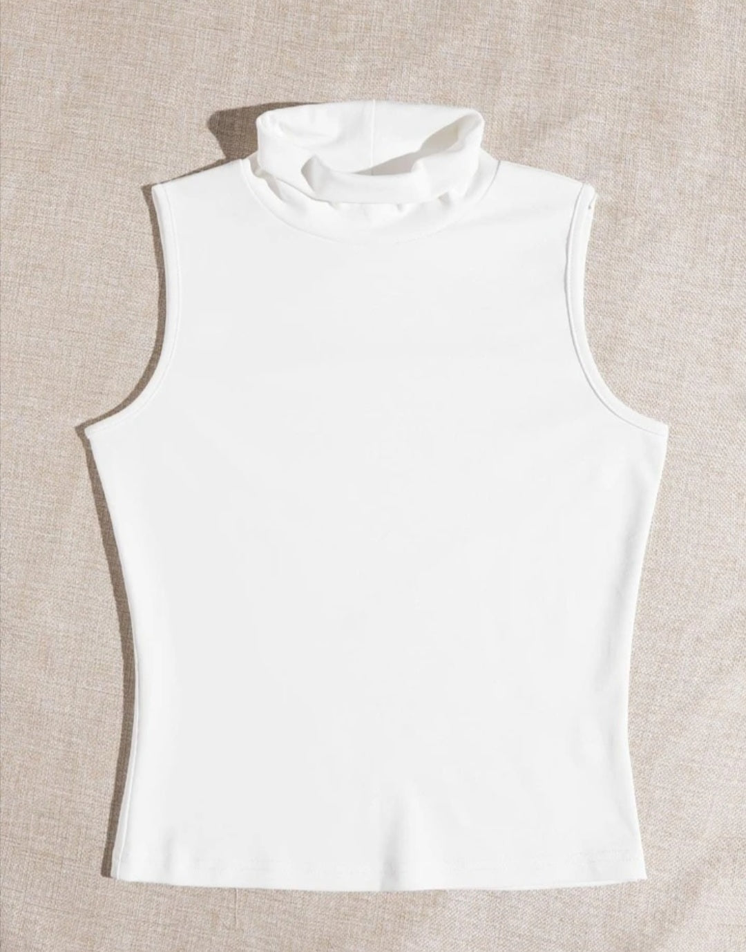 Crop turtleneck