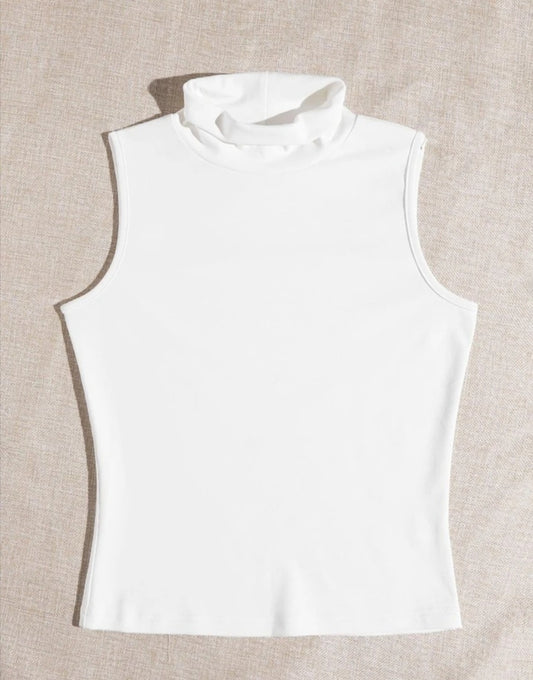 Crop turtleneck