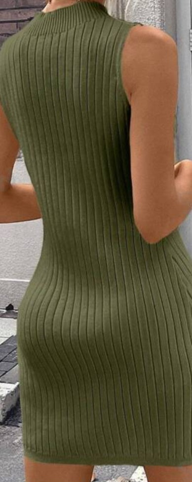 Ribbed Knit Bodycon Dress