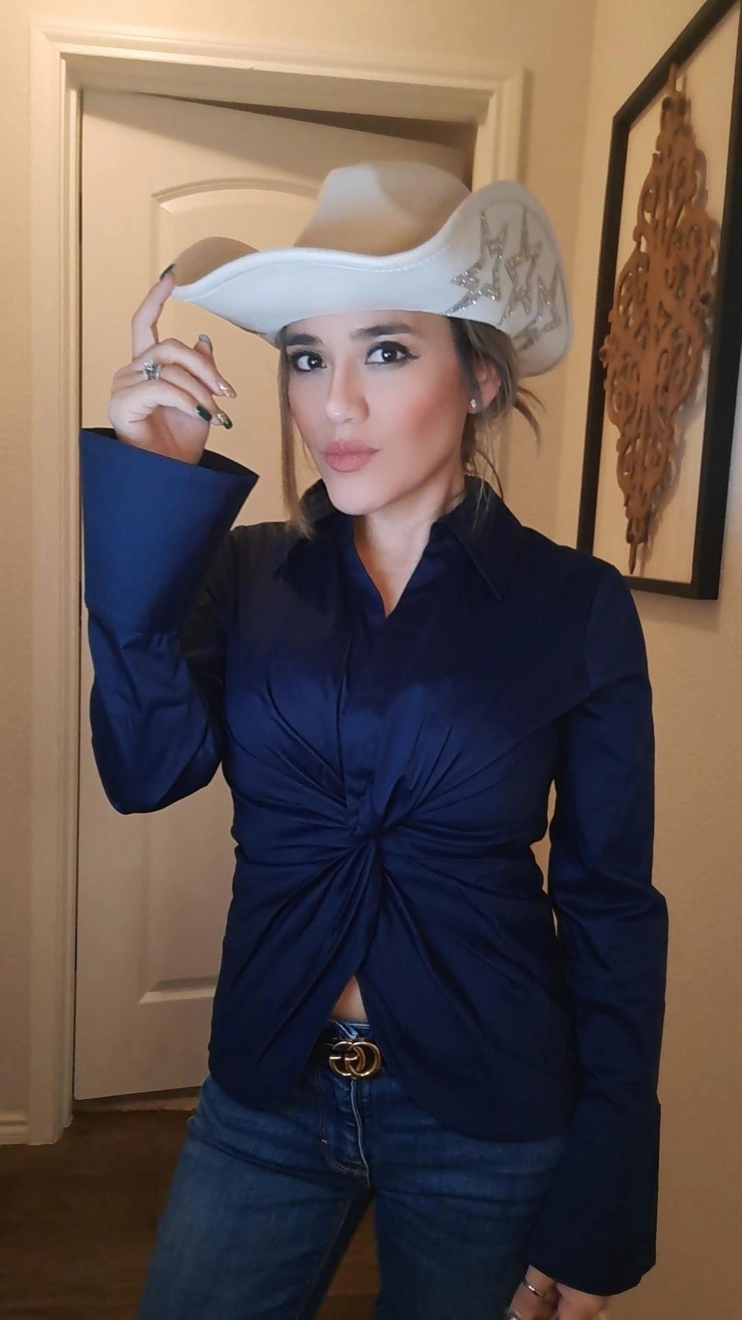 Star cowgirl hat