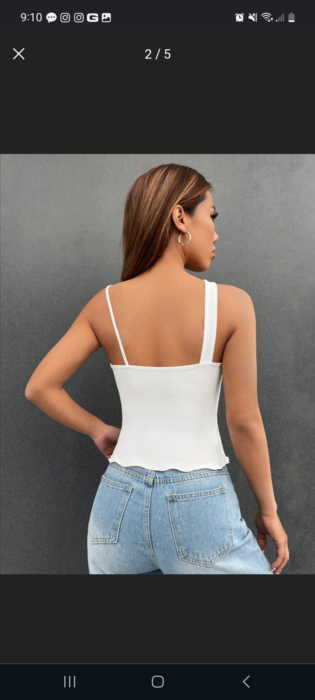 Crisscross Front Top