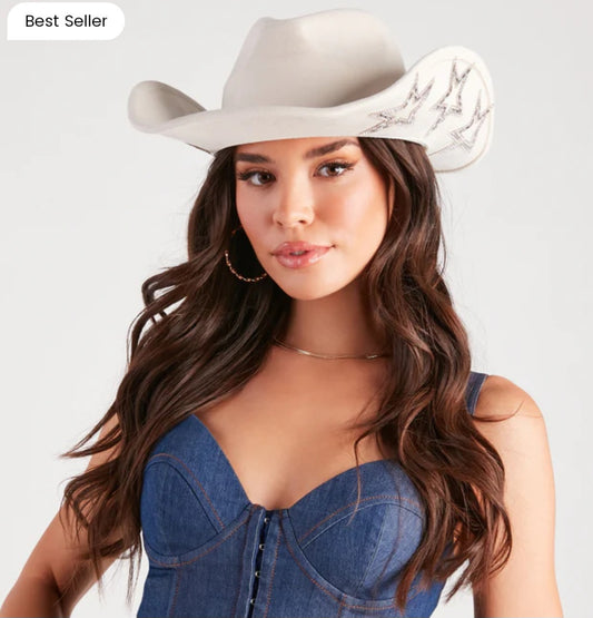 Star cowgirl hat